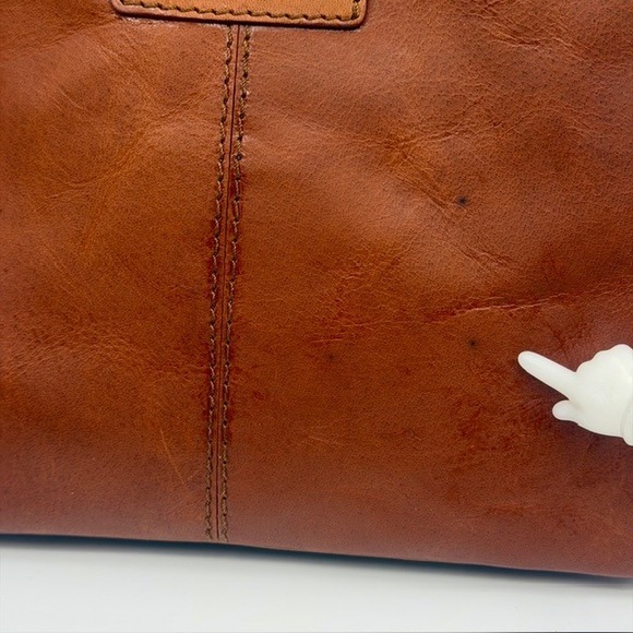 Myra Bag Castano Cognac Brown Genuine Leather Crossbody Messenger Shoulder Bag - Picture 13 of 13